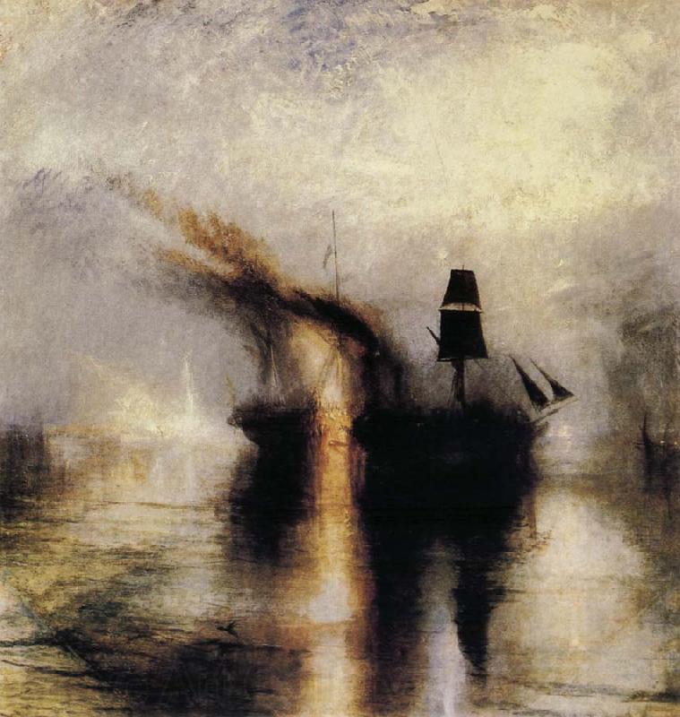 J.M.W. Turner Peace Burial at Sea Norge oil painting art